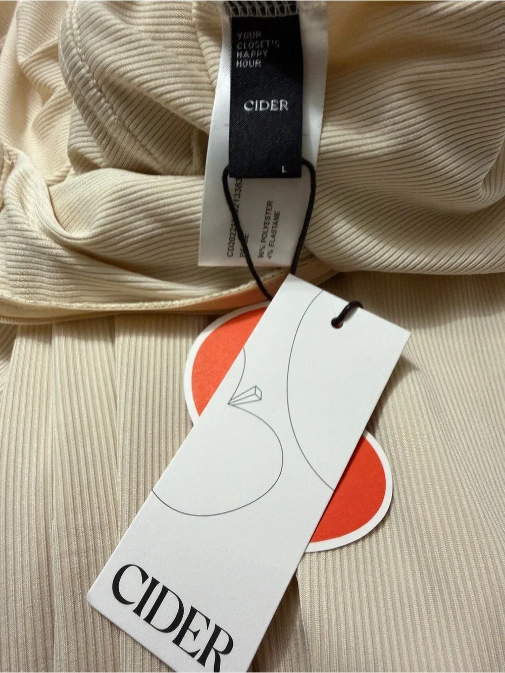 Cider Ivory Sleeveless Wide-Leg Jumpsuit - Picture 12 of 13
